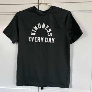 OLD NAVY Forest Green Graphic T-Shirt - Kindness Every Day - Size M
